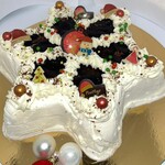 Ster ijstaart: Hazelnoot - Cookies