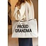 grandma bag - canvas - ecru