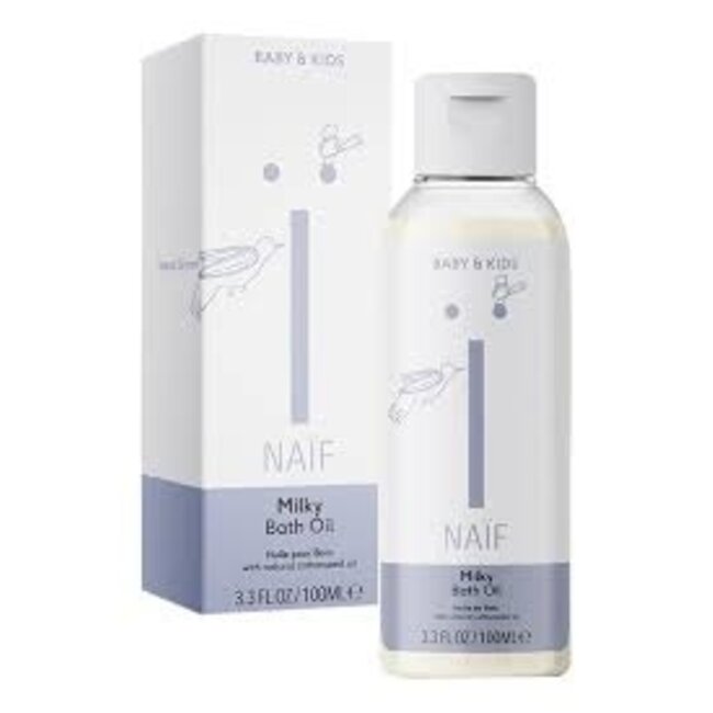 Naif Milky badolie voor baby & kids