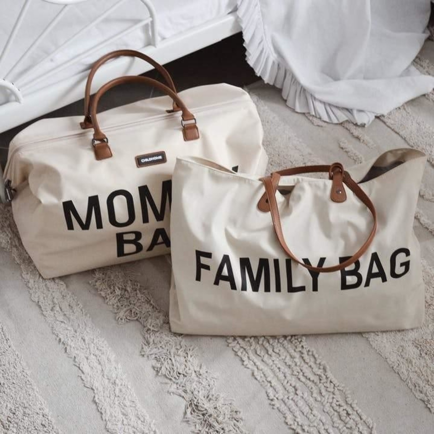 Family bag teddy écru