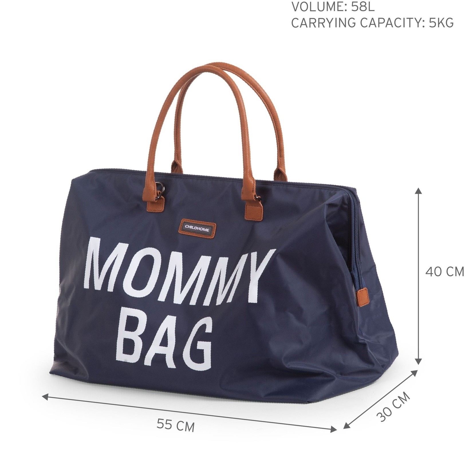 childhome Mommy bag Navy wit