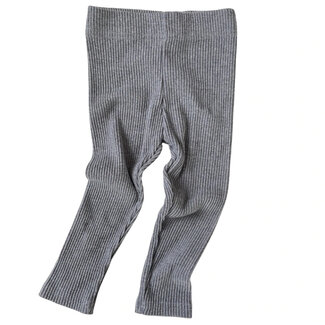 Little Prince London Ribbed leggings - dark grey