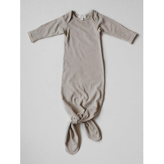 the simple folk The plant dyed sleep gown - almond