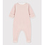 petit bateau Fluwelen babypyjama - saline