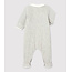 petit bateau Fluwelen babypyjama - beluga