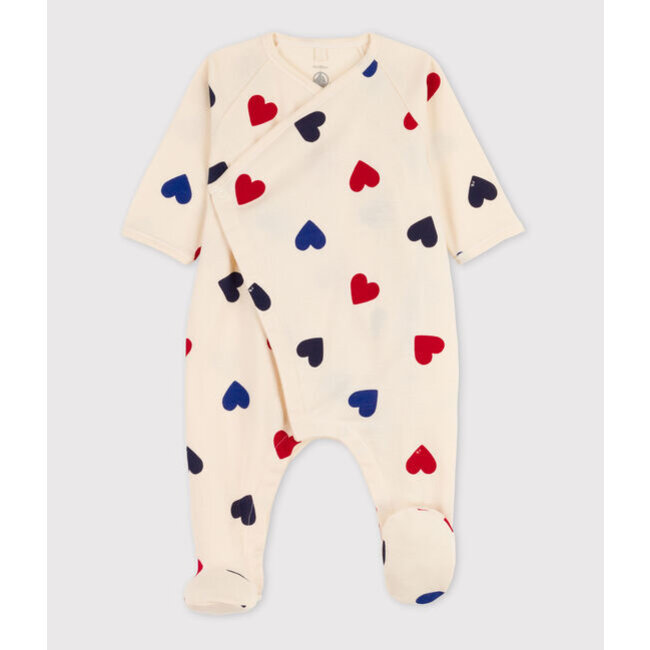 petit bateau Tubic babypyjama - hartjes