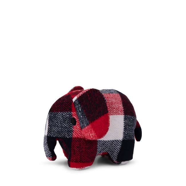 miffy Elephant check red/blue