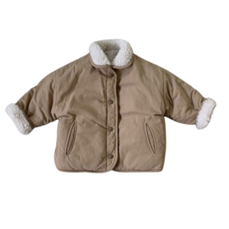 Little Prince London Reversible teddy jacket - beige