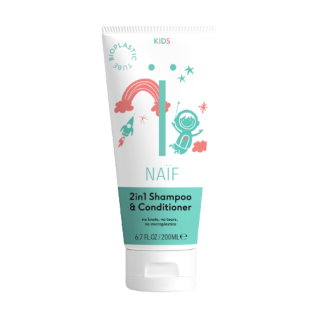 Naif 2-in-1 Shampoo & Conditioner voor Kids - 200ml
