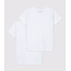 petit bateau Set van 2 witte t-shirts met korte mouwen