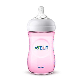 Avent Natural zuigfles 260ml - roze