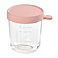 Beaba Glazen bewaarpotje 250ml - old pink