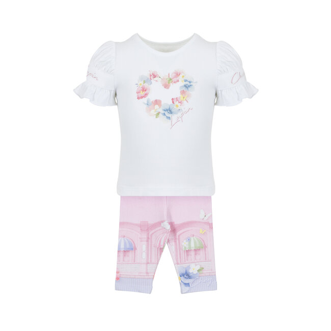 lapin house Set top en legging - roze