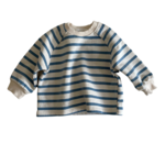 Little Prince London Sweatshirt - teal stripes
