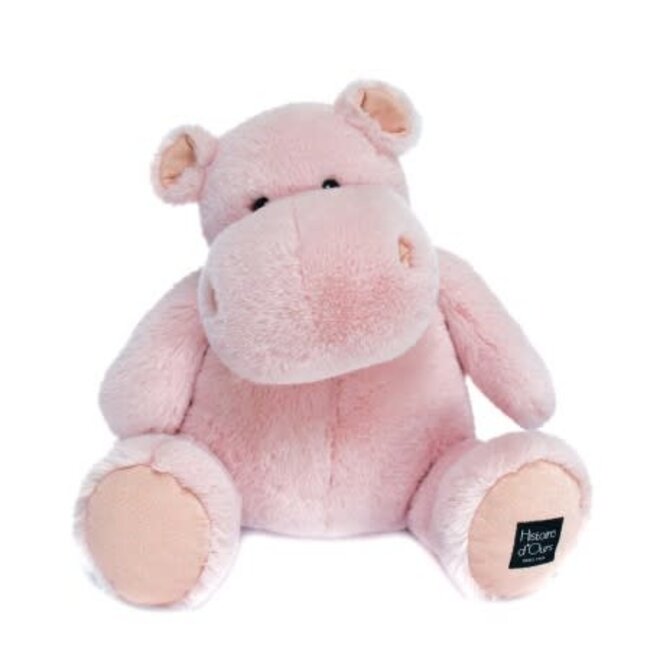 Hippo rose poudré - 40cm