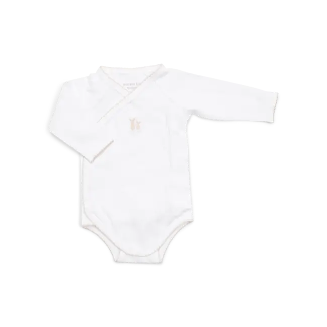 poetree kids Jules body lange mouw met overslag camel