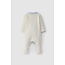 laranjinha Babygrow beige - blauwe col