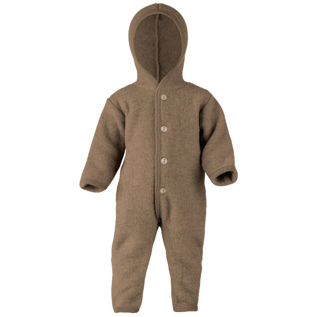 Engel Overall wolfleece - walnut melange