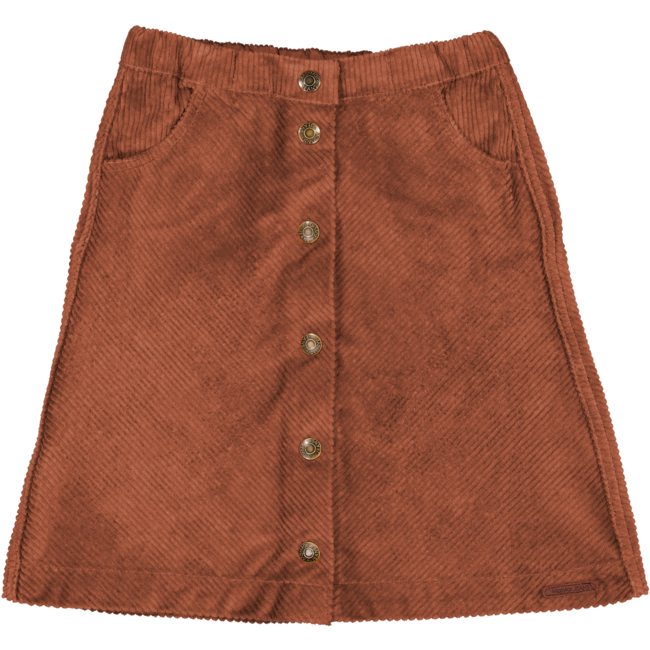 marmar Sabbie - heavy corduroy skirt - copper