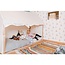 childhome Huis bed - 90x200cm - hout - naturel