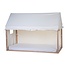 childhome Huis bed cover - 90x200cm - wit