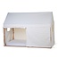 childhome Huis bed cover - 90x200cm - wit