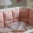 Sebra Baby bed bumper - kapok - blossom pink