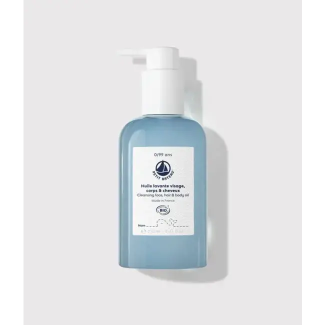 petit bateau Reinigingsolie voor gezicht, lichaam en haar - 250ml