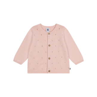 petit bateau gebreide babycardigan - saline