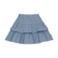 house of jamie Ruffled skirt - stone blue