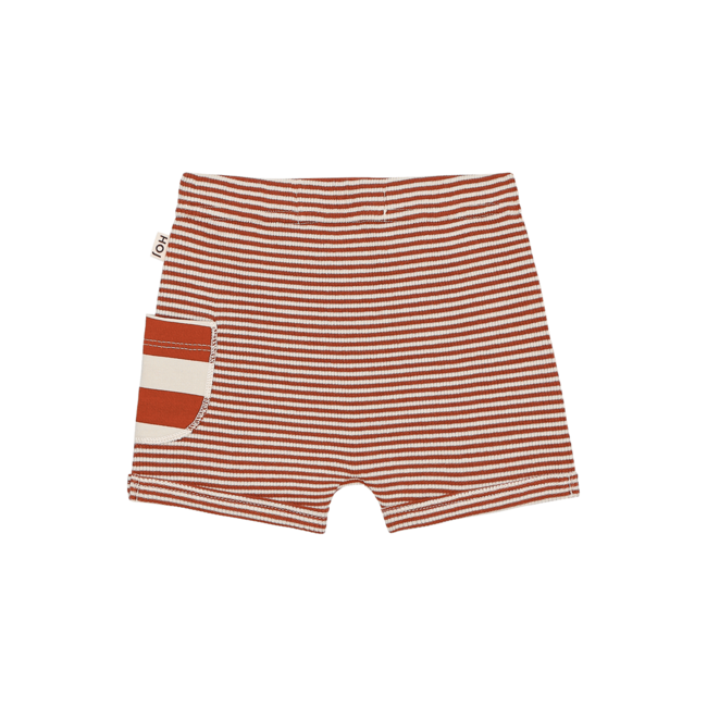 house of jamie Baby boys shorts - baked apple stripes