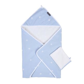 childhome Badcape 80x80 - tetra bloemetjes