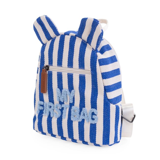 childhome My first bag - blauw - strepen