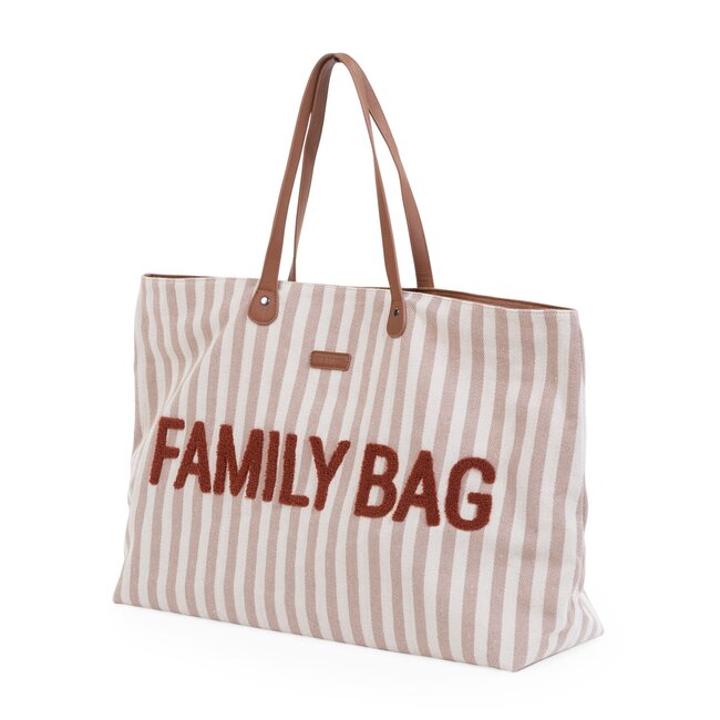 childhome Family bag - nude - strepen