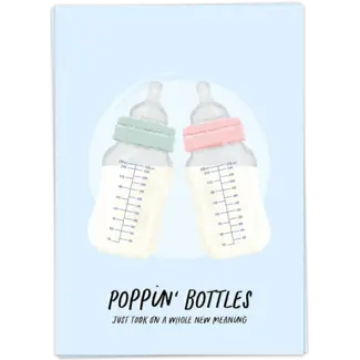 Kaart blanche Kaart - poppin bottles