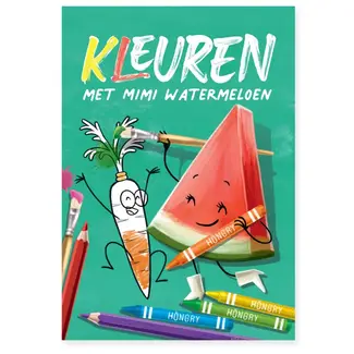 Höngry Kleurboek - kleuren met mimi watermeloen