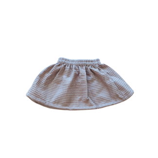 girls and skirts Rokje honey comb - beige