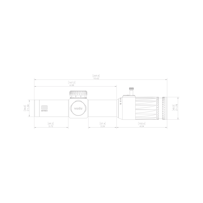 EOTECH EOTECH Vudu® 1-10x28 FFP Riflescope - SR5 Reticle (MRAD) - TAN