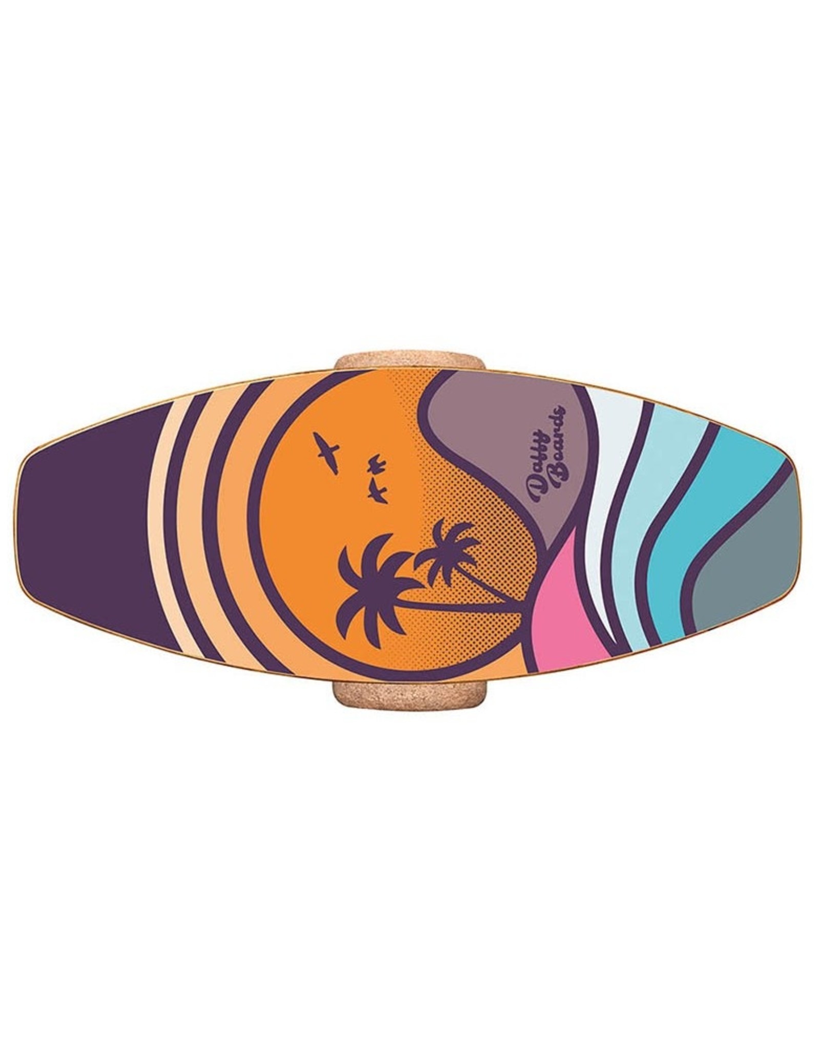 Daffy Boards Wake Set "Palmwaves" - Balance Board