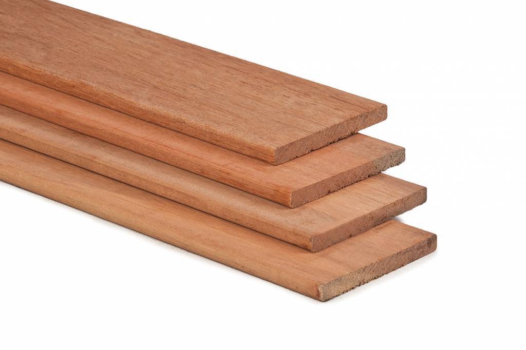 gewelddadig verwijderen nooit Hardhouten Plank 15x140mm Geschaafd 2x V-groef | 180cm & 195cm - Houthandel  van Gelder