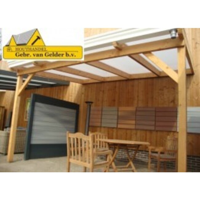 Douglas veranda 400x350 cm | 4x3,5 m | Houten Veranda aan Huis of Schuur
