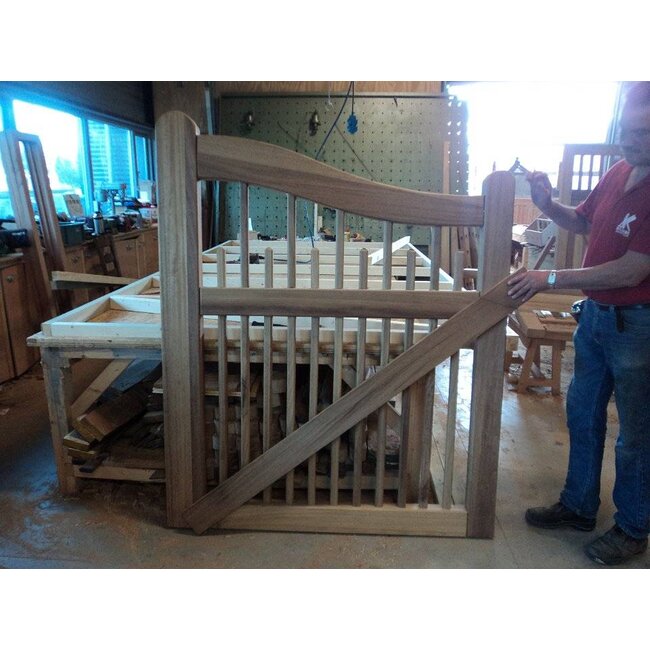 Maatwerk Hardhouten Poort | Iroko Hout