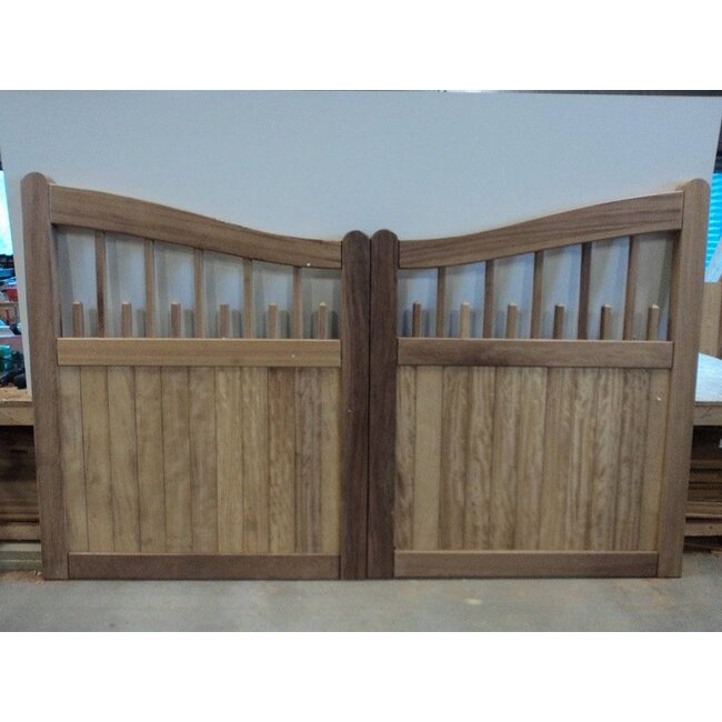 Maatwerk Hardhouten Poort | Iroko Hout
