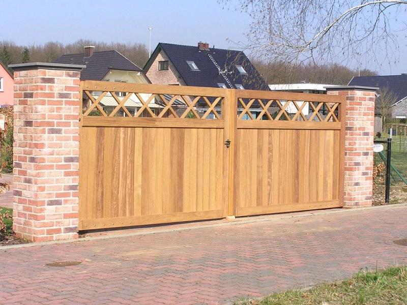 waterstof charme tafel Maatwerk Hardhouten Poort | Iroko Hout