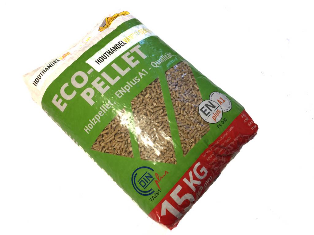 Eco houtpellets per volle pallet