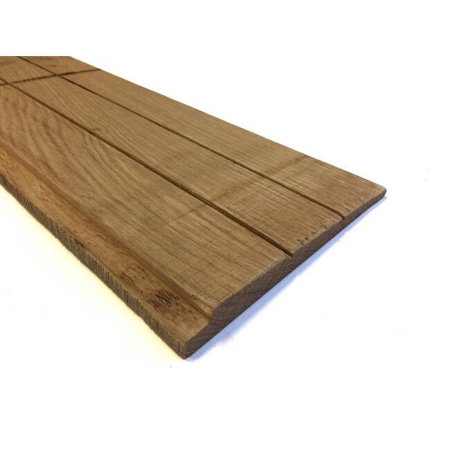Eiken Zweeds rabat 25>11x195mm | Eiken Gevelbekleding