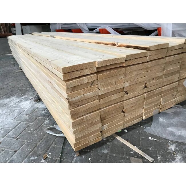 Vuren Steigerplank 32 x 200 mm (3.2 x 20 cm) Ruw | Steigerhout