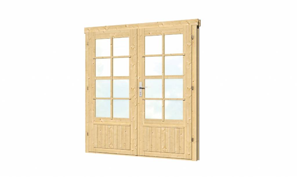dubbele deur en kozijn DL7 | B159.0xH188.0cm