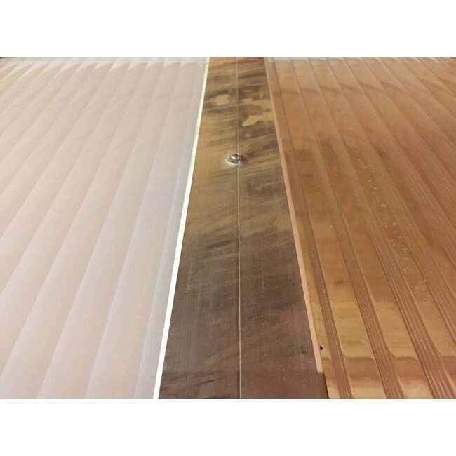 Polycarbonaat Plaat 16 mm  Helder | Kanaalplaat | Dakplaat