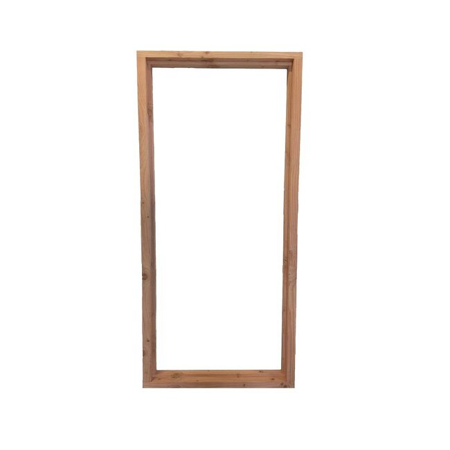 Douglas Deur set Open met kozijn | Schuurdeur